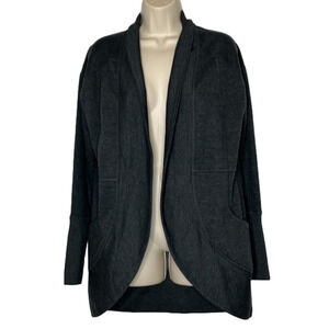 𝅺Eddie Bauer gray long cardigan, size s, in very good condition